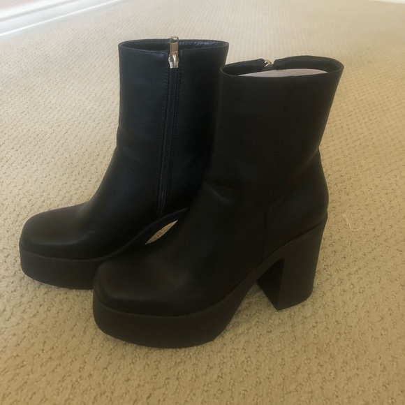 My Hero Platform Ankle Booties - Picture 2 of 7